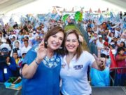 Lucy Meza brinda su apoyo a Xóchitl Gálvez tras el debate presidencial